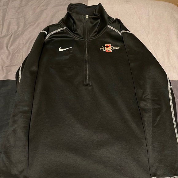 Nike Therma-fit Black SDSU Rowing Pullover - Picture 1 of 4
